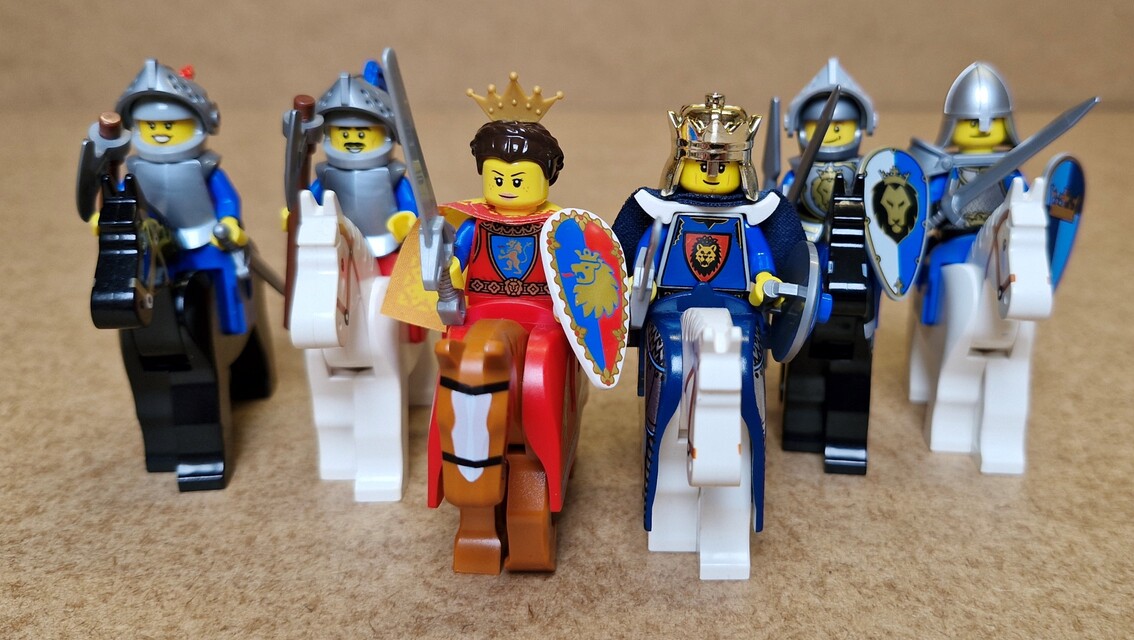 Cavalry with King Edward and Queen Eleonora